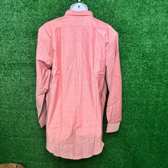 Lands' End Red Casual Button Down Shirt - Picture 2 of 4